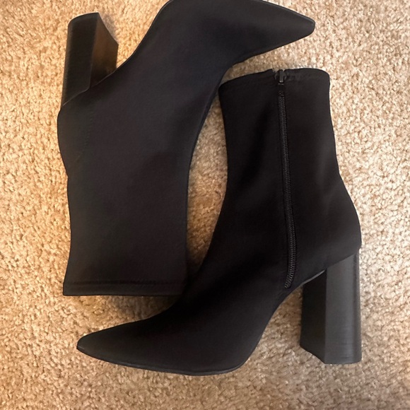 Jeffrey Campbell Women's SIREN Stretch Pointed Toe Boots Black Size 7.5M - Picture 6 of 8